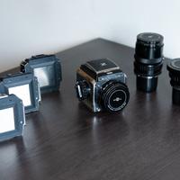 Zenza Bronica S2A + numerose lenti e accessori