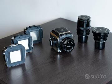 Zenza Bronica S2A + numerose lenti e accessori