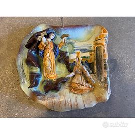 FORMELLA CERAMICA ARISTISTICA G. PALLI FAENZA MADO