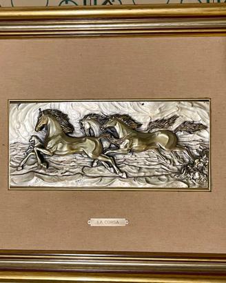 Quadro dello Studio Ottaviani lminato in argento
