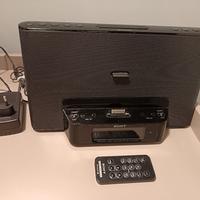 Sony docking station con radiosveglia 