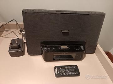 Sony docking station con radiosveglia 