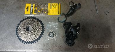 Shimano Deore gruppo trasmissione completo, nuovo