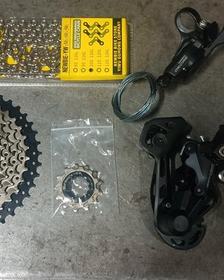 Shimano Deore gruppo trasmissione completo, nuovo