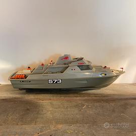 Grande motoscafo giocattolo vintage anni ’70