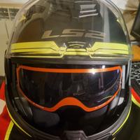 COPPIA CASCHI MODULARI LS2 FF960 ADVANT L + XL