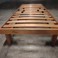 Rete letto singolo legno & trasporto 