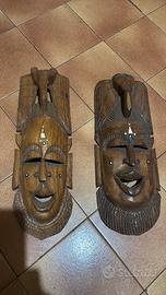 Maschera etnica legnio