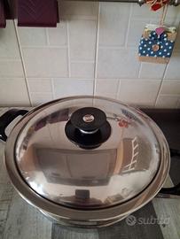 pentole AMC  nuove con coperchi e scolapasta