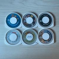 Lotto di 6 giochi per Sony psp