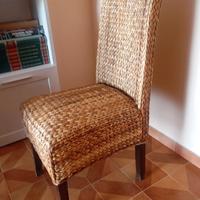 Sedie etniche in banano