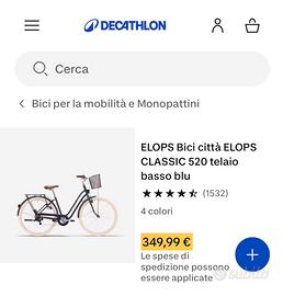 Bici da città Elops 520