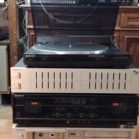 Lotto registratori ed equalizzaotre