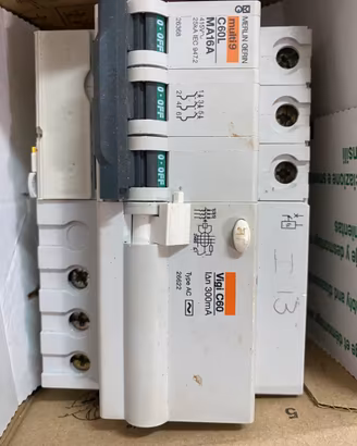 Interruttore magnetotermico + differenziale
