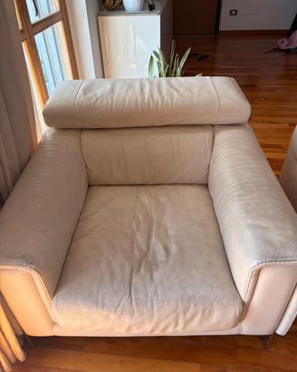 poltrona in pelle Natuzzi