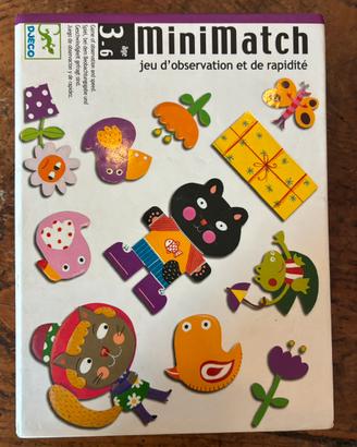 Gioco da Tavolo Djeco MiniMatch Carte Osservazione