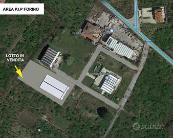 RIF. 1350 - CAPANNONE MQ. 1400 DA COSTRUIRE