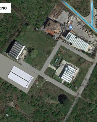 RIF. 1350 - CAPANNONE MQ. 1400 DA COSTRUIRE