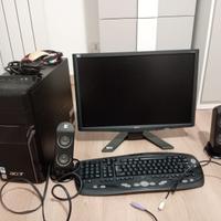 ACER Aspire M3641 + Monitor 22" + Casse audio