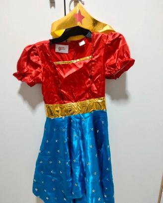 vestito carnevale bimba Wonder woman anni 4/6