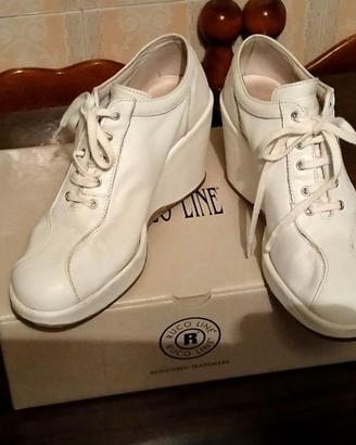 Scarpe donna in pelle bianche Ruco Line mis. 37...