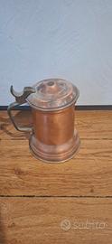 caraffa in rame con coperchio 