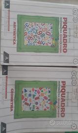 libri scolastici matematica e geom. scuola media