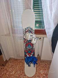 Tavola Snowboard Burton The White Collection 154