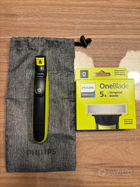 Philips one blade rasoio elettrico + 5 lame