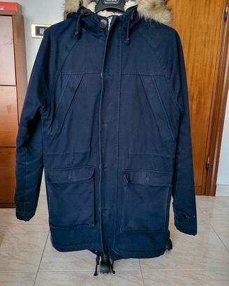 Pier One Parka uomo blu taglia S