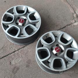 N°2 CERCHI PER FIAT PANDA DA 15 