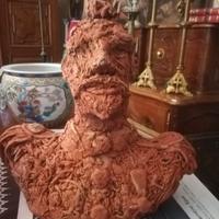 Scultura d artista in terra cotta Paolo Anselmo al