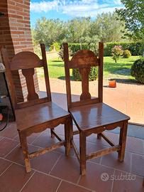 sedie in legno 