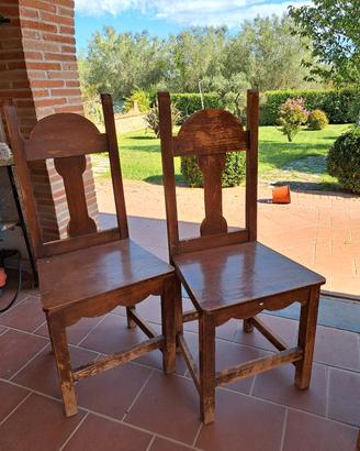 sedie in legno 