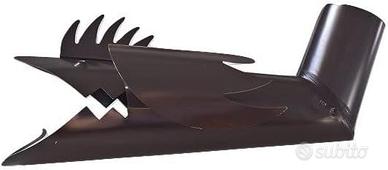 Scarico pluviale abbellimento gocciolatoio o butta