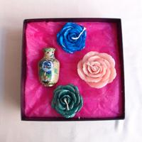 Vaso orientale portaincensi rose/candela OMAGGI🎁