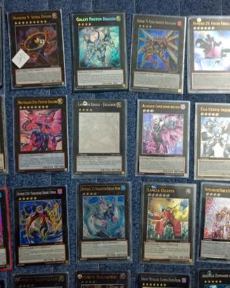 Lotto carte yugioh rare xyz numero Ghost ultimate
