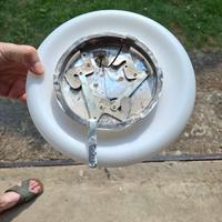 Plafoniera vetro ooaco 