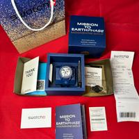 Omega xSwatch Mission to EarthPhase Moonshine Gold