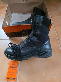 Crispi Sniper Scarponi Militari Neri.