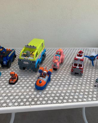 Set Paw Patrol - Aereo, Furgone, Mezzi, Cuccioli