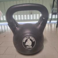 kettlebell 20 kg gorilla sport in plastica