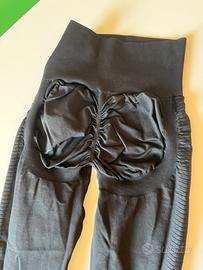 Leggins fitness neri Prozis Push-up/ Scrunch Tg M