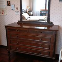 camera da letto in vero legno