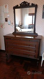 camera da letto in vero legno