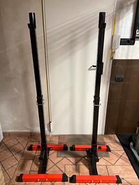 Rack squat/panca regolabile palestra