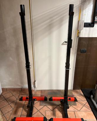 Rack squat/panca regolabile palestra
