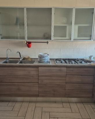 cucina moderna  a doppio angolo