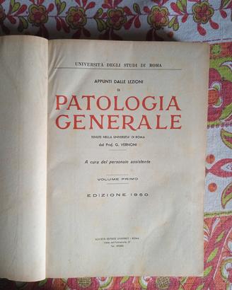 libro patologia generale volume 1