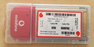 Modem PCMCIA Huawei E620 super UMTS 3G Vodafone Mo